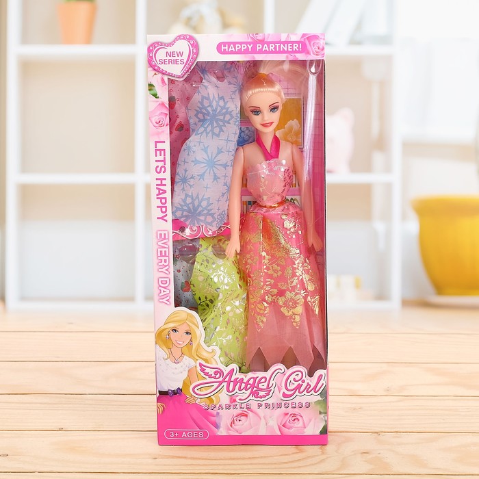 Кукла-модель «Лиза» с набором платьев оптом