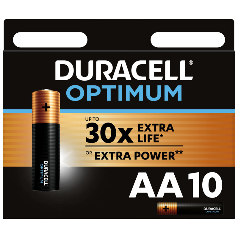 Батарейка Duracell Optimum AA (LR06) алкалиновая, оптом