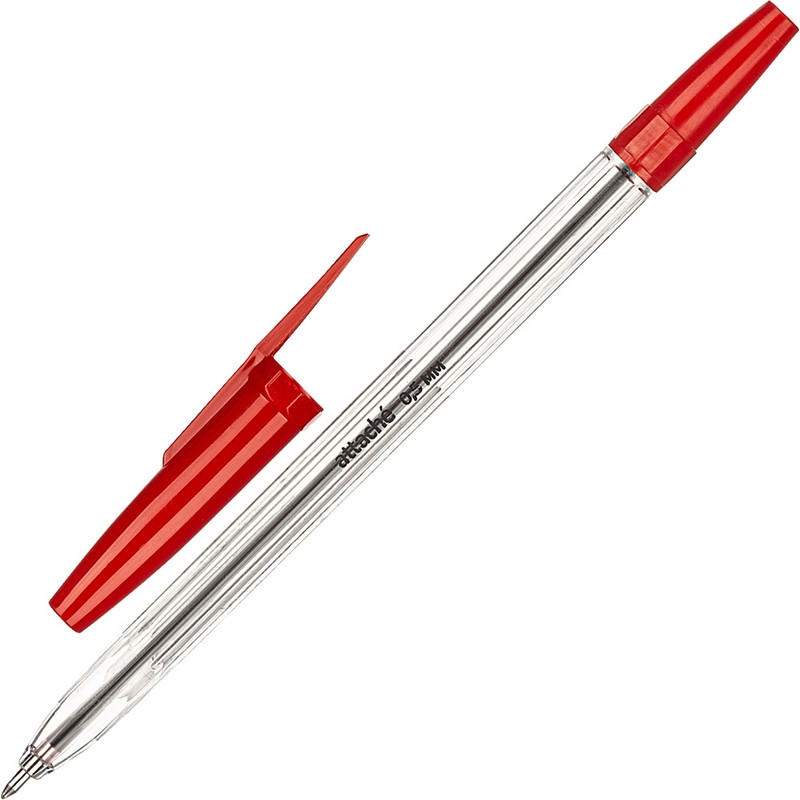 Ручка шариковая неавтоматическая Attache Economy Elementary 0, 5мм красн ст оптом