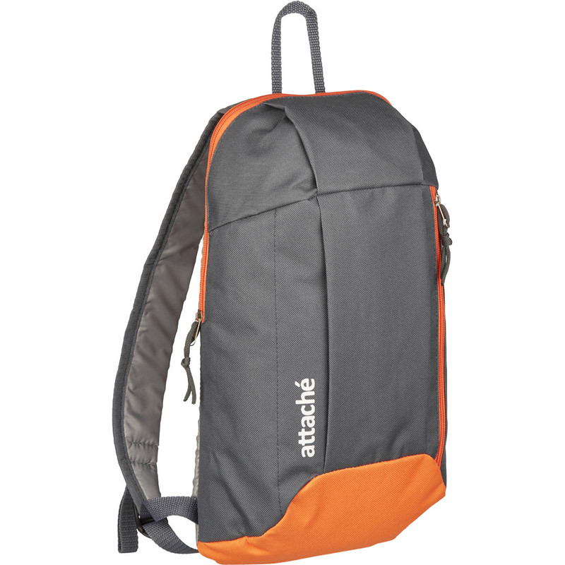 Рюкзак спортивный Attache серый-оранжевый оптом