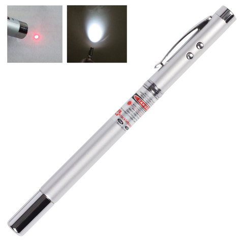 Указка лазерная, радиус 200 м, красный луч, LED-фонарь, указка, магнит, ручка, футляр, TP-RP-18 оптом