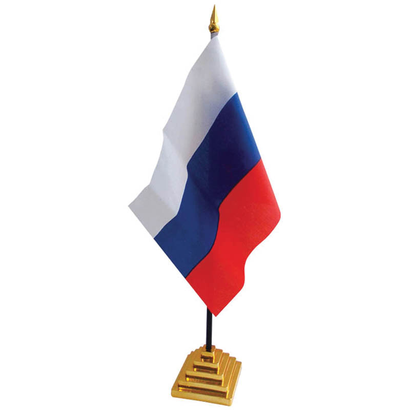 Флаг настольный "Россия" ArtSpace, пластик. подста оптом