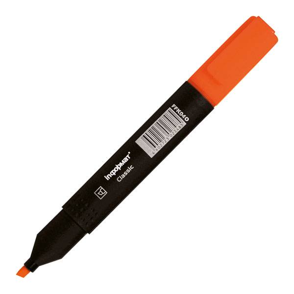 Маркер текстовый INFORMAT CLASSIC 15 мм, оранжевый, скошенный оптом