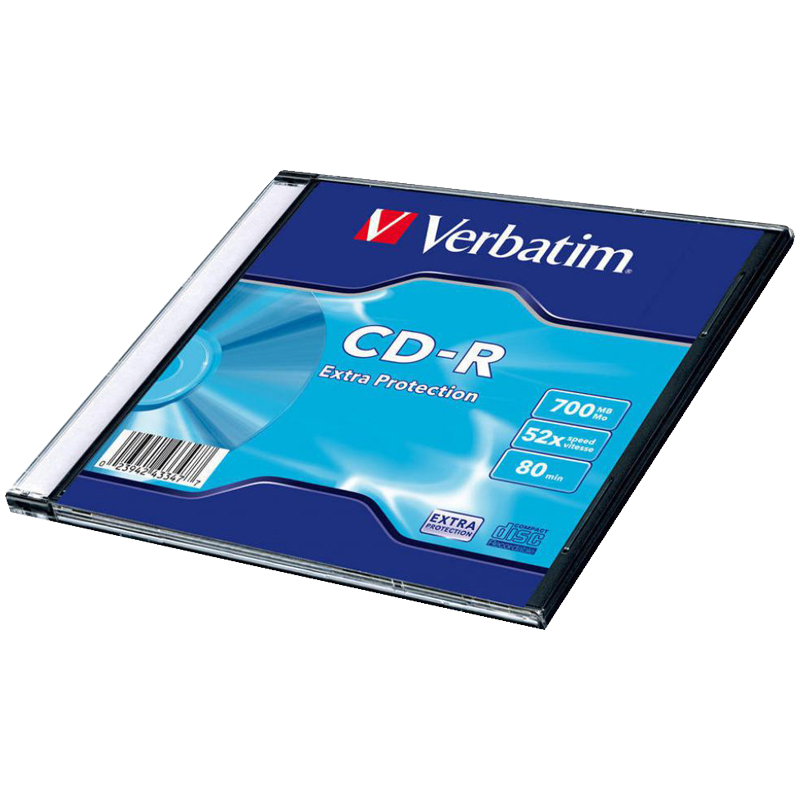 Диск CD-R 700Mb Verbatim 52x Slim оптом