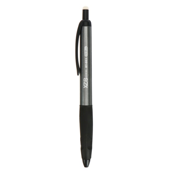Ручка шариковая со стираемыми чернилами 0,8 мм, стержень синий, корпус МИКС с резиновым держателем оптом