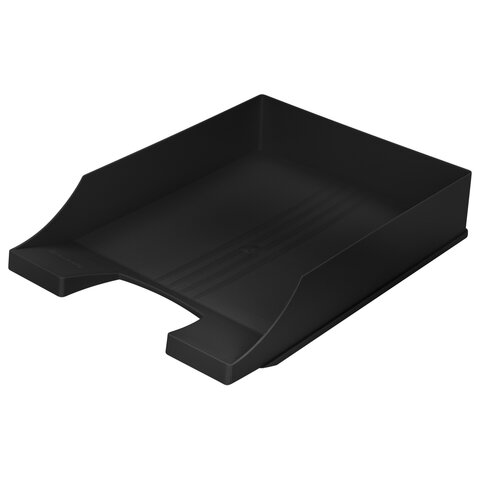 Лоток горизонтальный для бумаг BRAUBERG-CONTRACT, А4 (340х254х66,5 мм), черный, 230879 оптом
