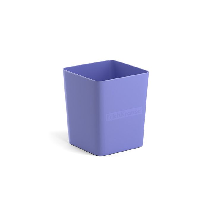 Стакан для канц ErichKrause BASE PASTEL фиолетовый пластик оптом