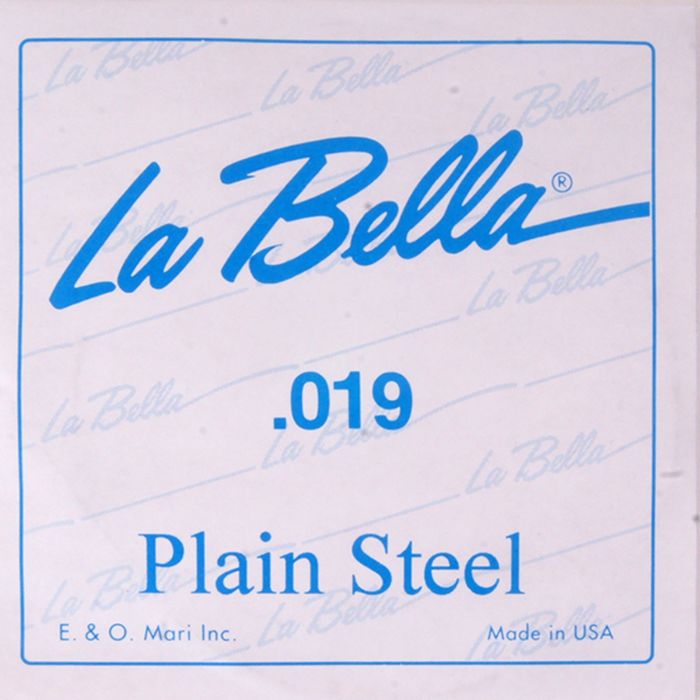 Отдельная стальная струна La Bella PS019 без оплетки, 019 оптом