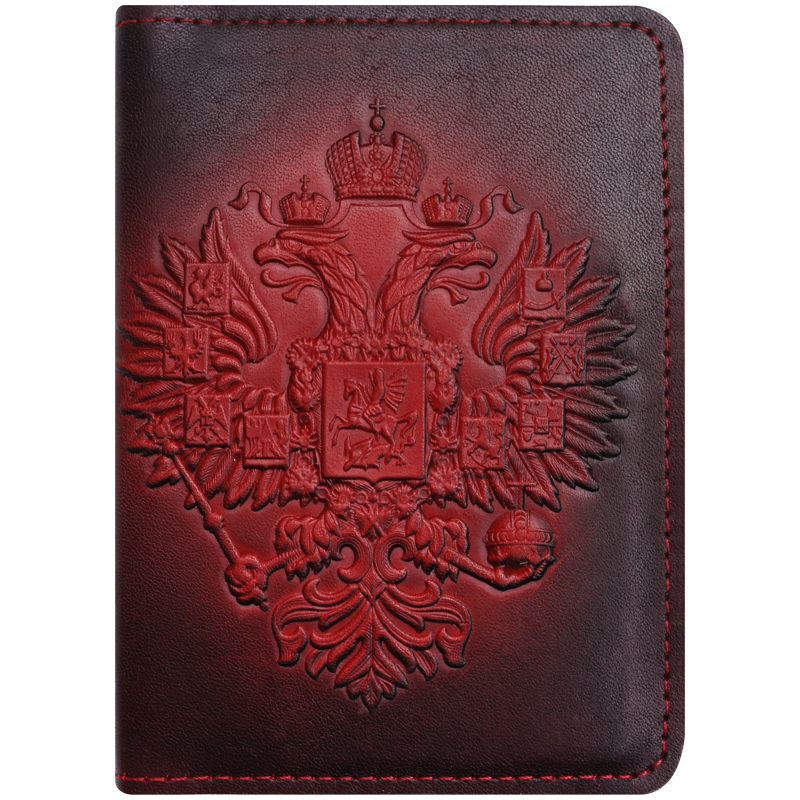 Обложка для паспорта Кожевенная мануфактура "Орел оптом