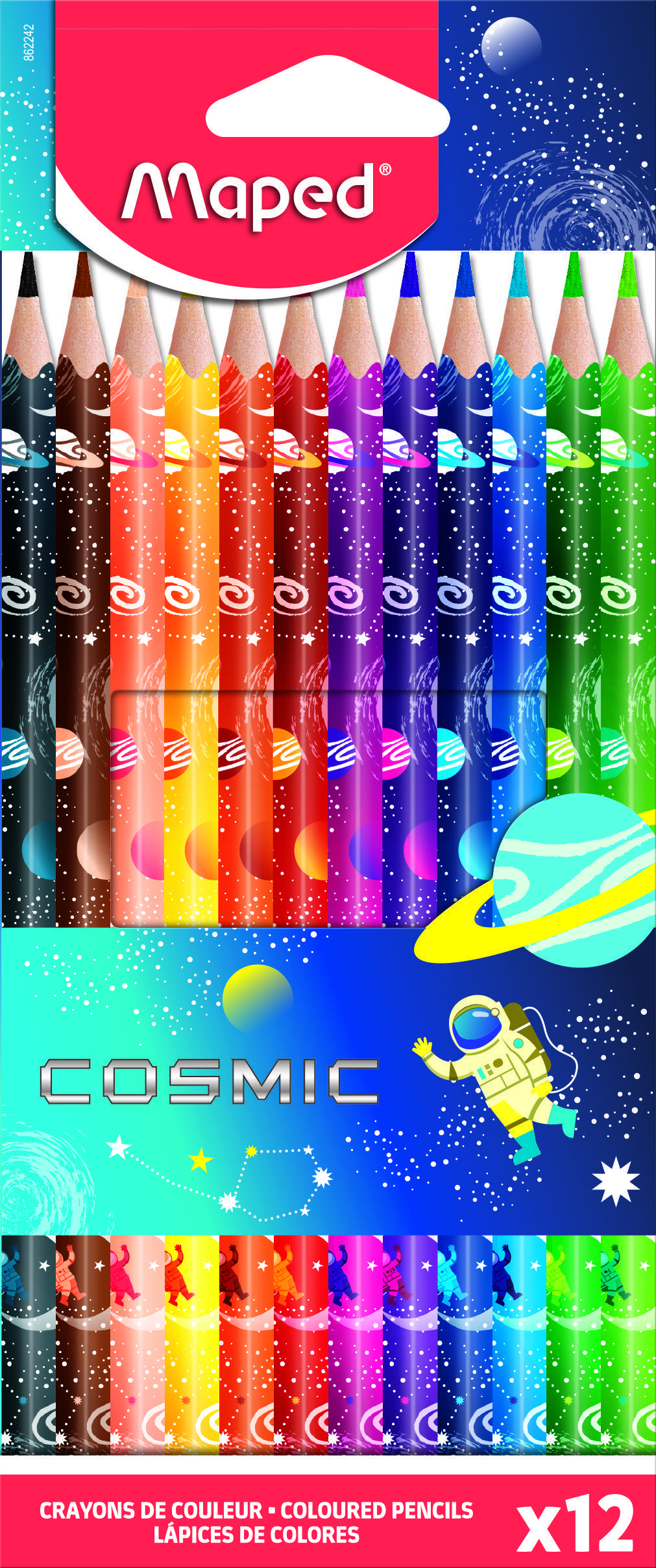    MAPED COLOR'PEPS COSMIC 12          