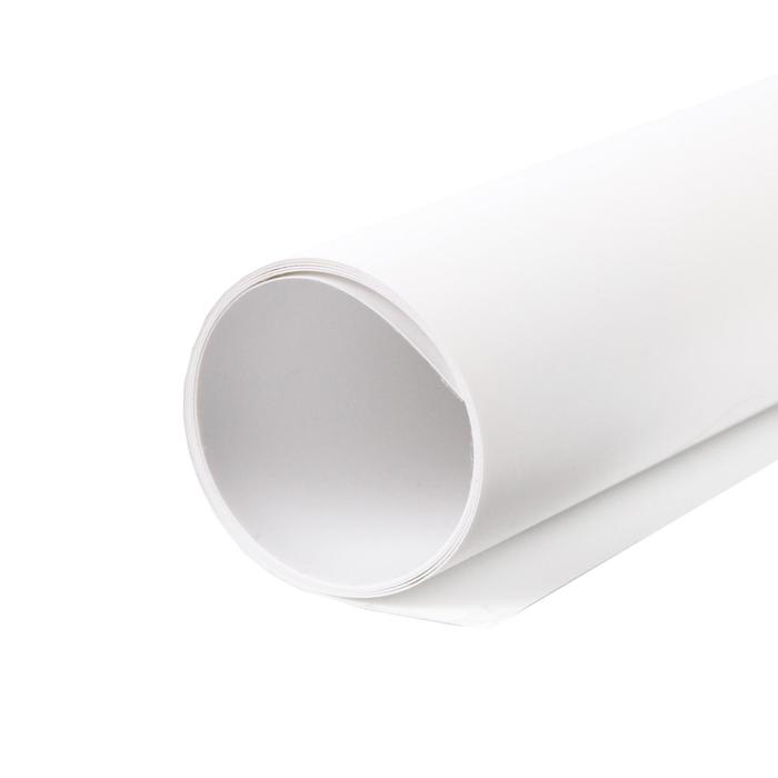 Фон пластиковый PVC, 60?130 см, цвет белый оптом