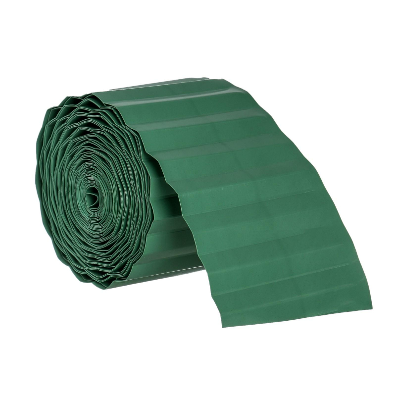 Лента бордюрная, 0.1 x 9 м, толщина 0, 6 мм, пластиковая, зеленая, 3405174 оптом