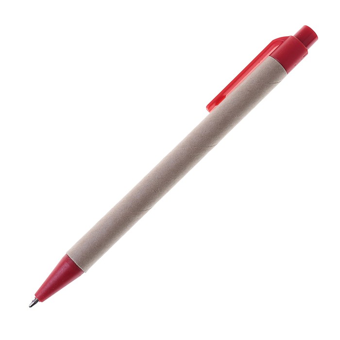 Ручка шариковая автоматическая, 0.5 мм, стержень синий, корпус крафт-картон оптом