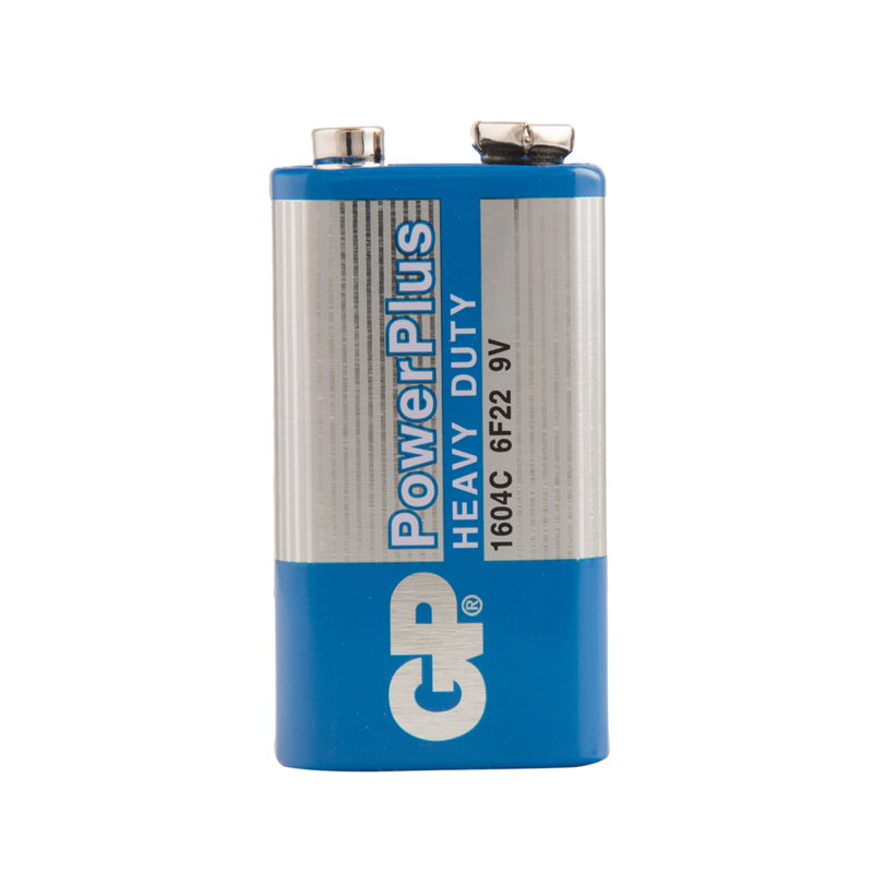 Батарейка GP PowerPlus MN1604 (6F22) Крона, солева оптом