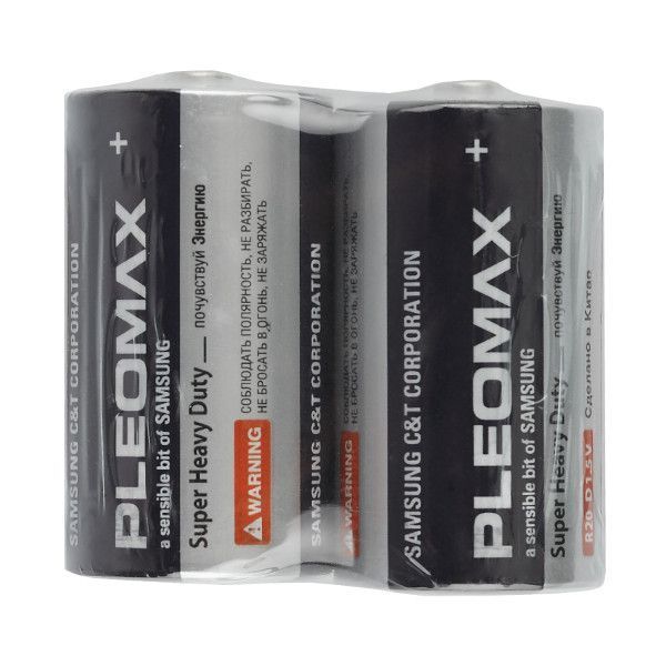 Батарейки PLEOMAX D солевая 1,50 V 2 шт/упак оптом