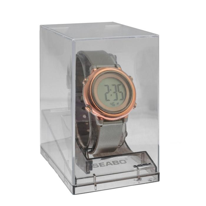 Часы наручные электронные SEABO водонепроницаемые, d=3.5 см, с будильником, секундомером оптом