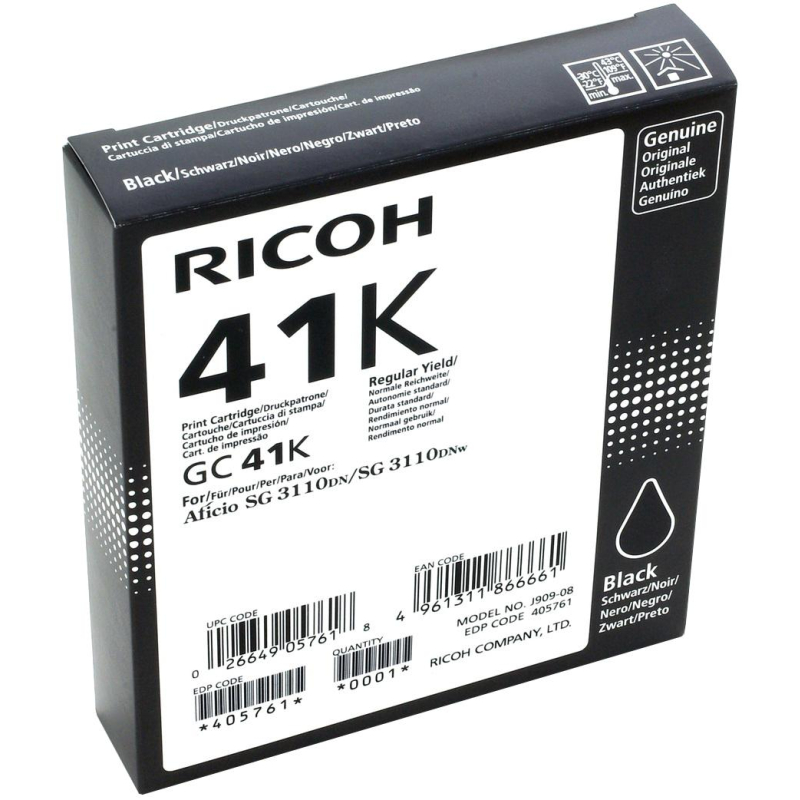  Ricoh GC41K .  Aficio 3110DN(405761) 