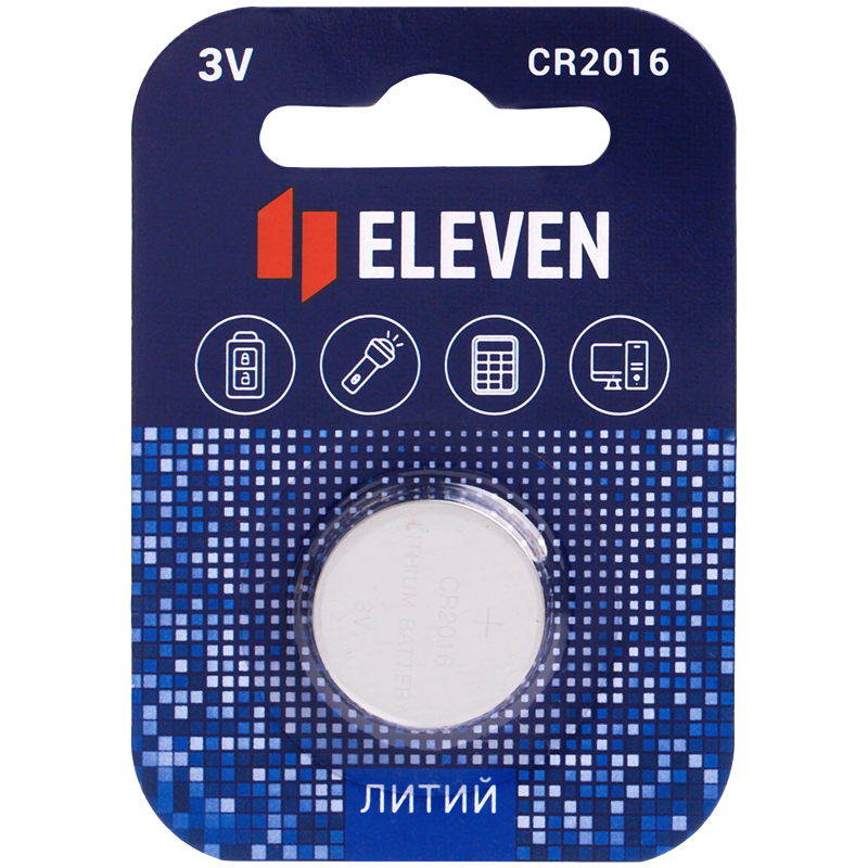 Батарейка Eleven CR2016 литиевая, BC1 оптом