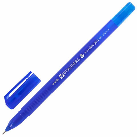 Ручка стираемая гелевая BRAUBERG DELTA, СИНЯЯ, трехгранная, узел 0,7 мм, линия 0,35 мм, 143952 оптом
