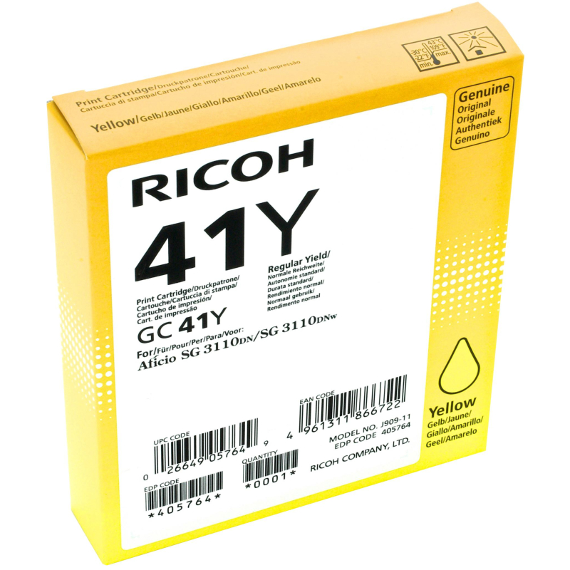   Ricoh GC41Y .  Aficio 3110DN(405764) 