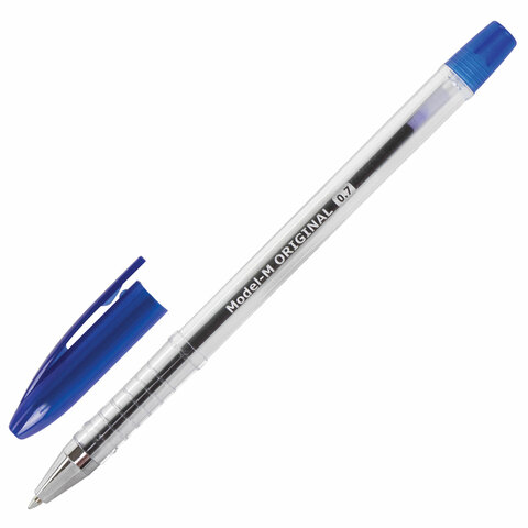 Ручка шариковая масляная BRAUBERG "Model-M" ORIGINAL, СИНЯЯ, узел 0,7 мм, линия письма 0,35 мм, 143250 оптом
