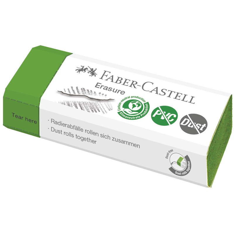  Faber-Castell "Erasure" PVC-Free & Dust-Fre 