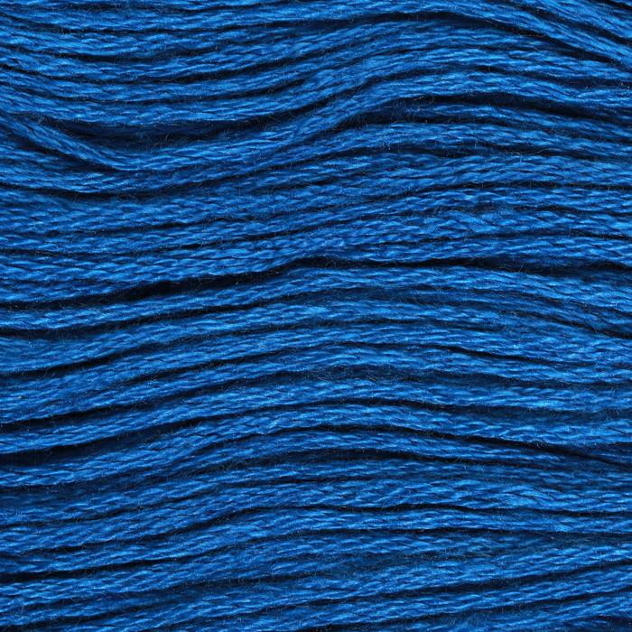 Нитки мулине, 8 ± 1 м, цвет тёмно-синий №3842 оптом