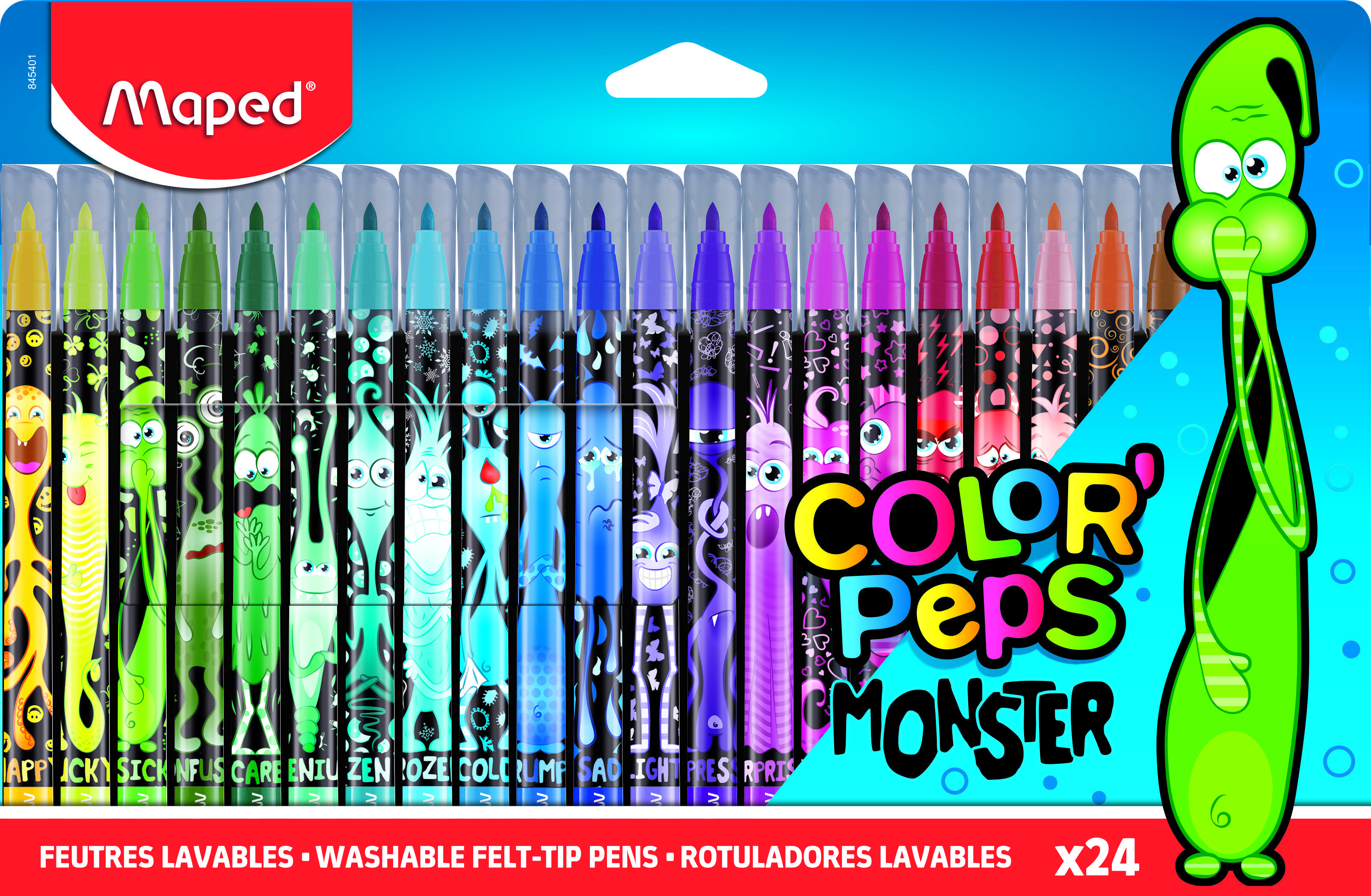  MAPED COLOR'PEPS MONSTER    ,   , , ,   , 24  