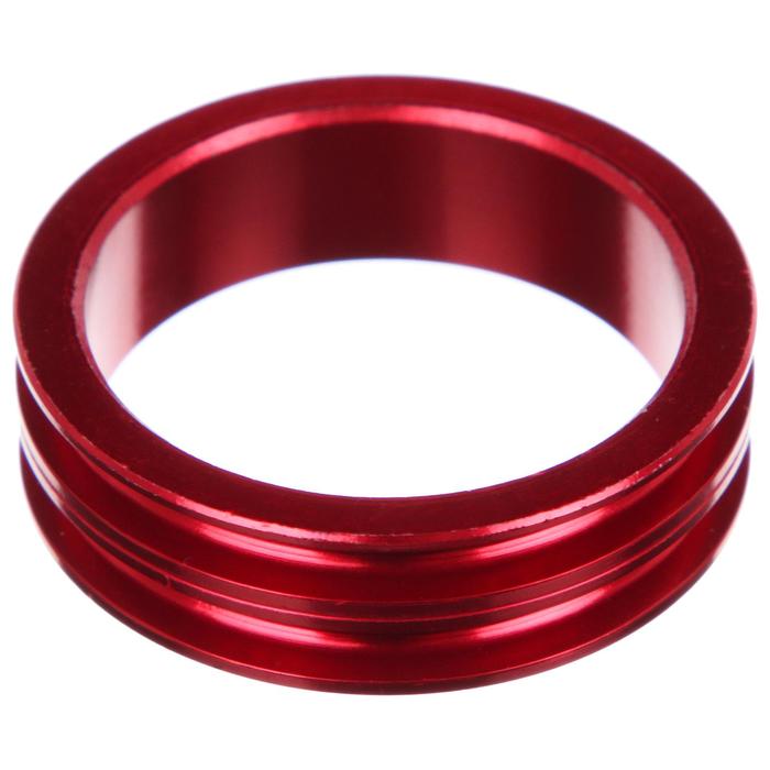 Кольцо проставочное 1-1/8"х10мм SPACER-R, алюминий, цвет красный оптом