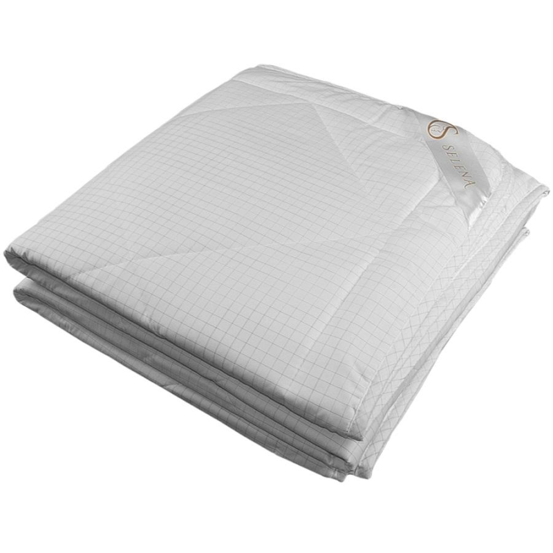 Одеяло Евро стеганое, кант, лента (слайтекс/микрофибра с карбон. нитью) оптом
