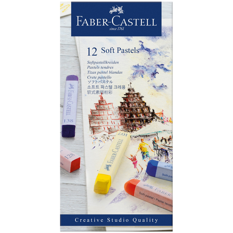  Faber-Castell "Soft pastels", 12 ,  