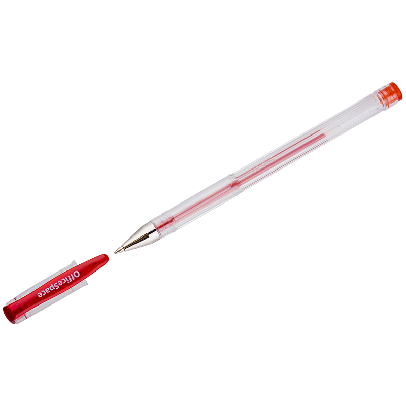Ручка гелевая OfficeSpace красная, 0,5мм оптом