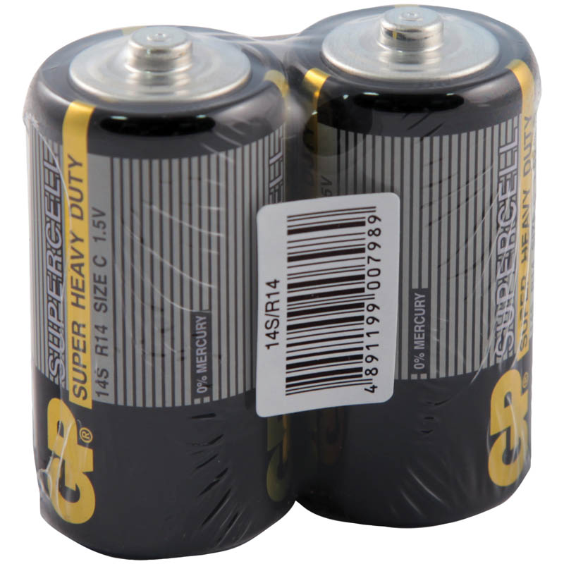 Батарейка GP Supercell C (R14) 14S солевая, OS2 оптом