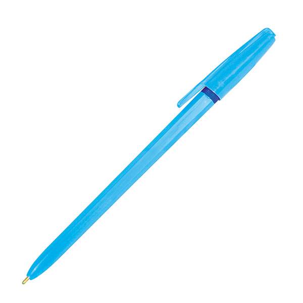 Ручка шариковая СТАММ 049 NEON 1 мм синий цвет корпуса ассорти оптом