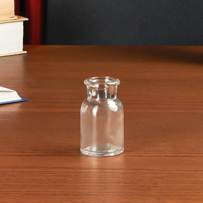 Бутылка для аромамасел/декора стекло "Лёгкость" прозрачная 30 мл 6,5х3,5х3,5 см оптом