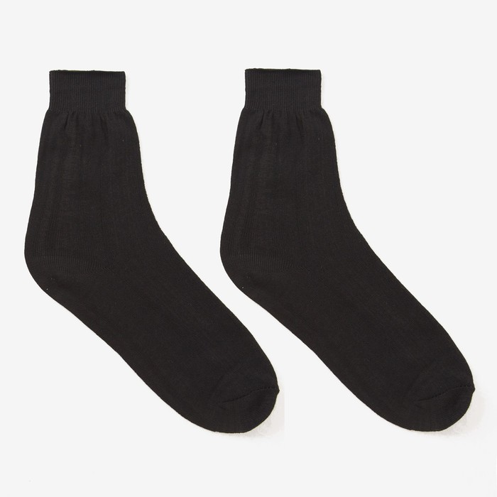 Носки мужские «Эконом», цвет чёрный, размер 27 оптом