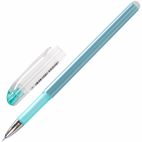 Ручка стираемая гелевая STAFF "College" EGP-664, СИНЯЯ, игольчатый узел 0,5 мм, линия письма 0,38 мм, 143664 оптом