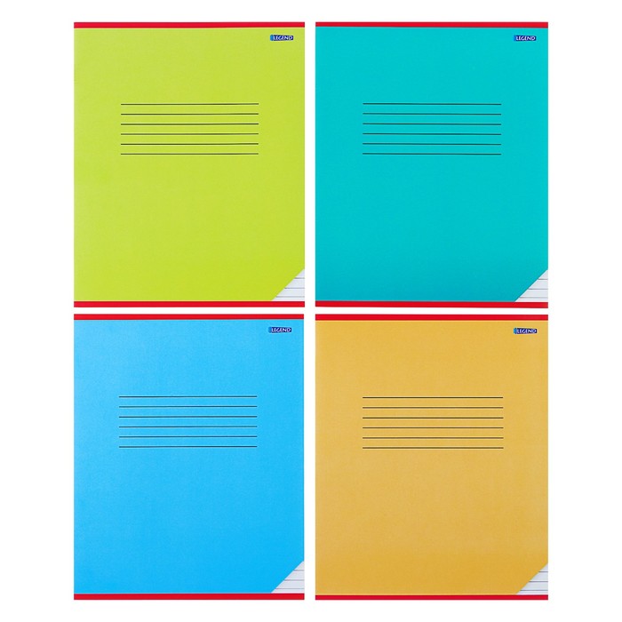 Брошюра для записей, 12 листов в линейку «Классика-7», обложка мелованная бумага, блок 55 г/м2, белизна 75-80% (серые листы), МИКС оптом