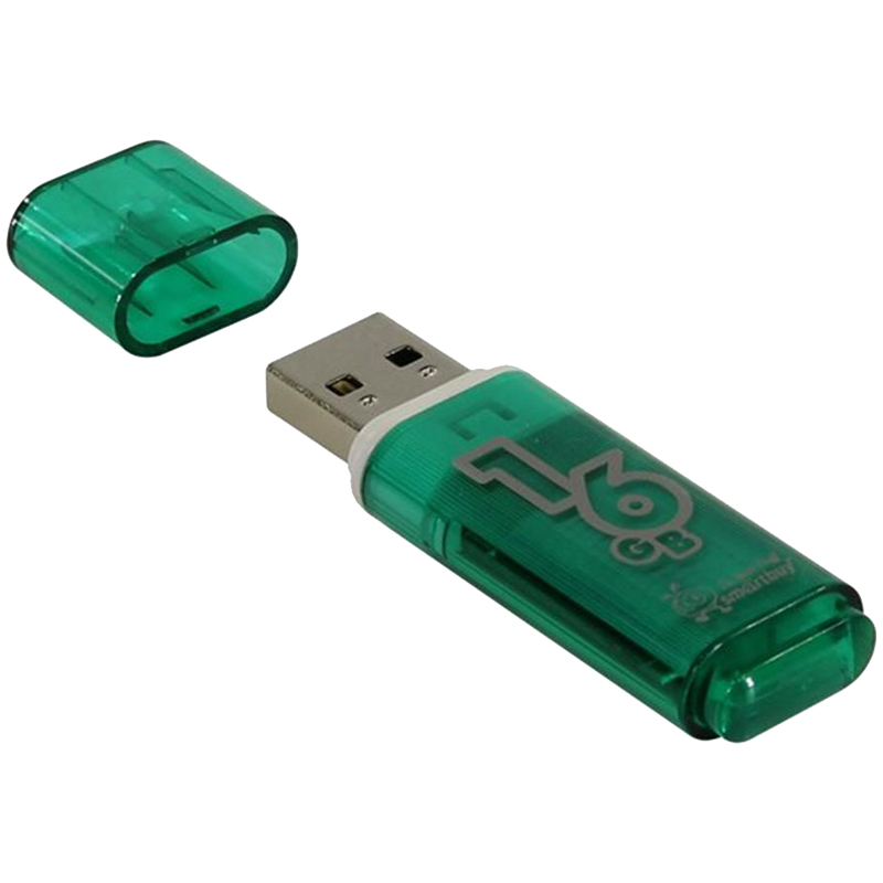 Память Smart Buy "Glossy"  16GB, USB 2.0 Flash Dri оптом
