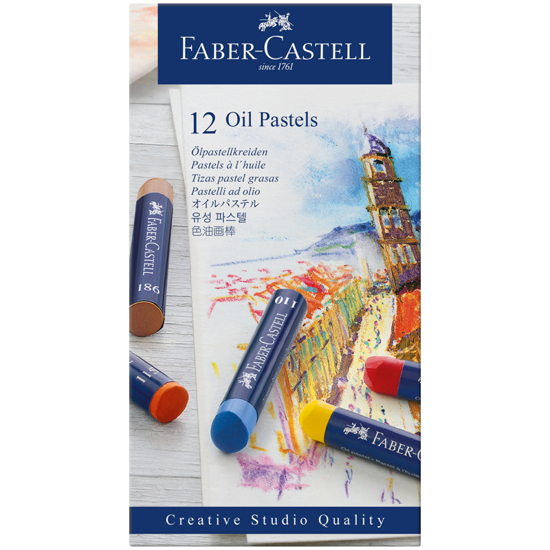   Faber-Castell "Oil Pastels", 12  