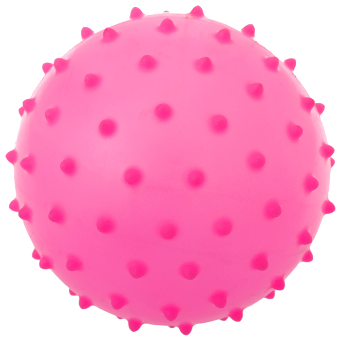 Мячик массажный, матовый пластизоль d=8 см, 15 г, цвет МИКС оптом