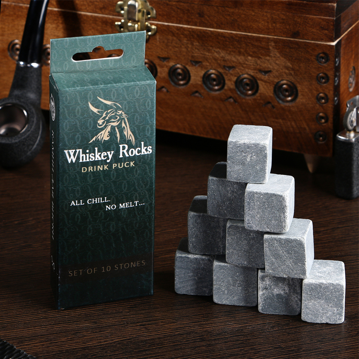 Камни для виски "Whiskey Rocks", 10 шт оптом