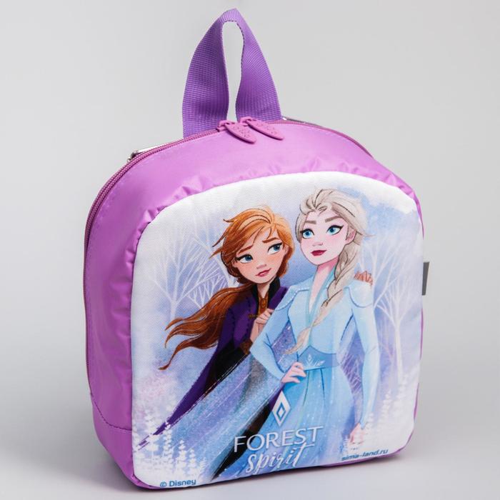Рюкзак детский, с мигающим элементом, отдел на молнии, «Холодное Сердце»?, Disney оптом