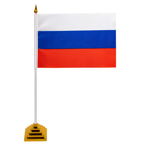 Флаг России настольный 14х21 см, без герба, BRAUBERG/STAFF, 550184, RU22 оптом