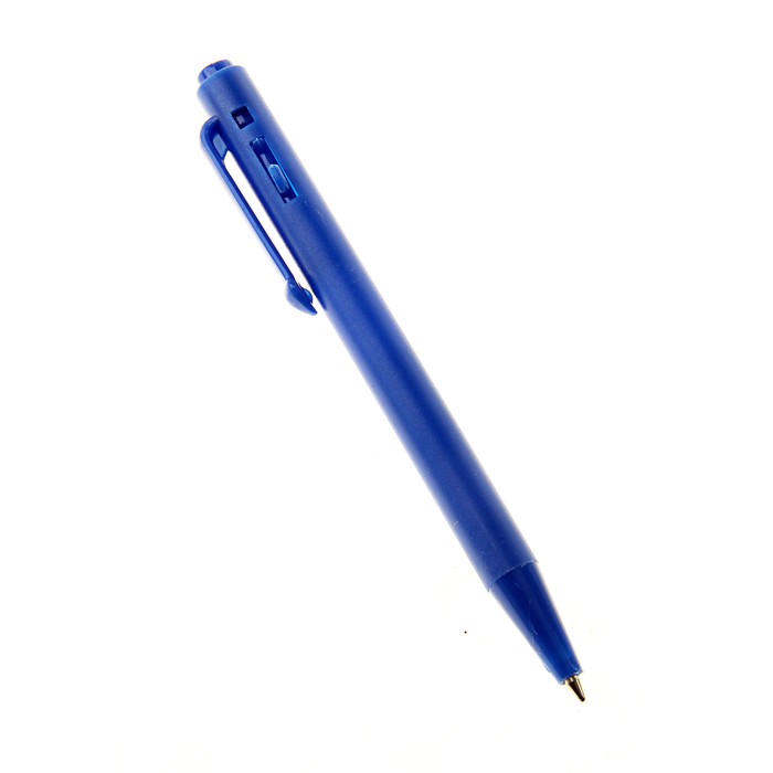 Ручка шариковая автоматическая "Мини" 0.5 мм, под нанесение, стержень синий, синий корпус оптом